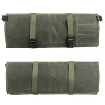 Öl-Wachs-Canvas-Rolle, Aufbewahrungstasche für Kochmesser, Knife Storage Bag – Bild 2