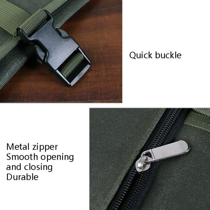 Öl-Wachs-Canvas-Rolle, Aufbewahrungstasche für Kochmesser, Knife Storage Bag – Bild 5