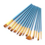 Zhu Ting 2 Set Student Nylonwolle Multifunktions-Aquarellpinsel, 13 PCS/Set Pearl Blue, 13 PCS/Set Pearl White – Bild 7