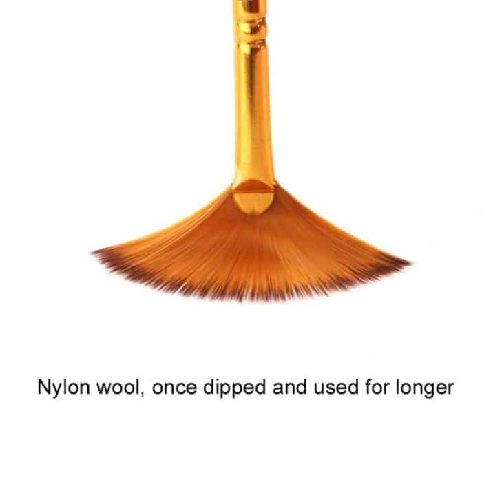 Zhu Ting 2 Set Student Nylonwolle Multifunktions-Aquarellpinsel, 13 PCS/Set Pearl Blue, 13 PCS/Set Pearl White – Bild 4