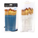Zhu Ting 2 Set Student Nylonwolle Multifunktions-Aquarellpinsel, 13 PCS/Set Pearl Blue, 13 PCS/Set Pearl White – Bild 6
