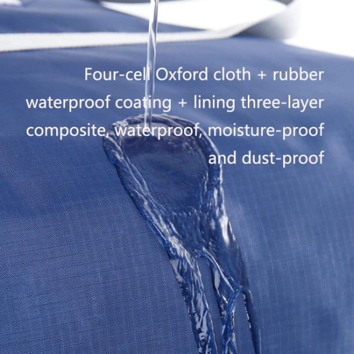 Weekeight 2 Stück Aufbewahrungstasche für Kleidung, Steppdecke, Haushalt, Umzugsgepäck, Organizer, Light Gray Small, Navy Small, Wine Red Small, Light Gray Large, Navy Large, Wine Red Large, Pink, Gray, Coffee, Light Blue – Bild 6