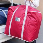 Weekeight 2 Stück Aufbewahrungstasche für Kleidung, Steppdecke, Haushalt, Umzugsgepäck, Organizer, Light Gray Small, Navy Small, Wine Red Small, Light Gray Large, Navy Large, Wine Red Large, Pink, Gray, Coffee, Light Blue – Bild 7