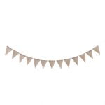 2 Stück Schwalbenschwanz-Sackleinen-Flaggen zum ersten Geburtstag, Mori-Serie, Party-Flaggen. Spezifikation:, Burlap Birthday Fish Tail Flag, Burlap Triangle Flag, Burlap Triangle Flag (Candy Colored)