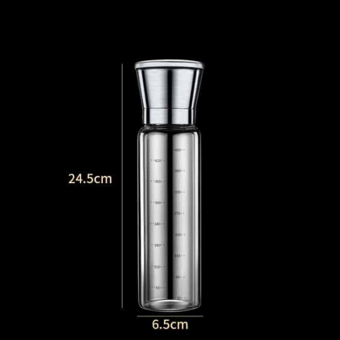 304 Edelstahl Meersalz Pfeffermühle Home Pfeffer Kaffee Manuelle Mahlflasche, 2 PCS 200ml, 270ml, 450ml – Bild 6