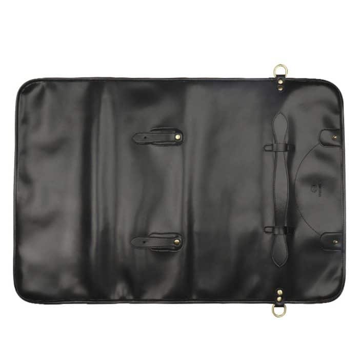 WESSLECO Kochmesser-Aufbewahrungstasche, tragbare Rollmesser-Aufbewahrungstasche, Portable Roll Black, WESSLECO Brown – Bild 7