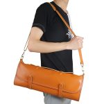 WESSLECO Kochmesser-Aufbewahrungstasche, tragbare Rollmesser-Aufbewahrungstasche, Portable Roll Black, WESSLECO Brown – Bild 6