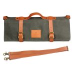 WESSLECO Canvas Roll Kochmesser-Aufbewahrungstasche, WESSLECO Army Green
