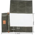 WESSLECO Canvas Roll Kochmesser-Aufbewahrungstasche, WESSLECO Army Green – Bild 3