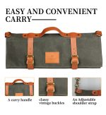 WESSLECO Canvas Roll Kochmesser-Aufbewahrungstasche, WESSLECO Army Green – Bild 4