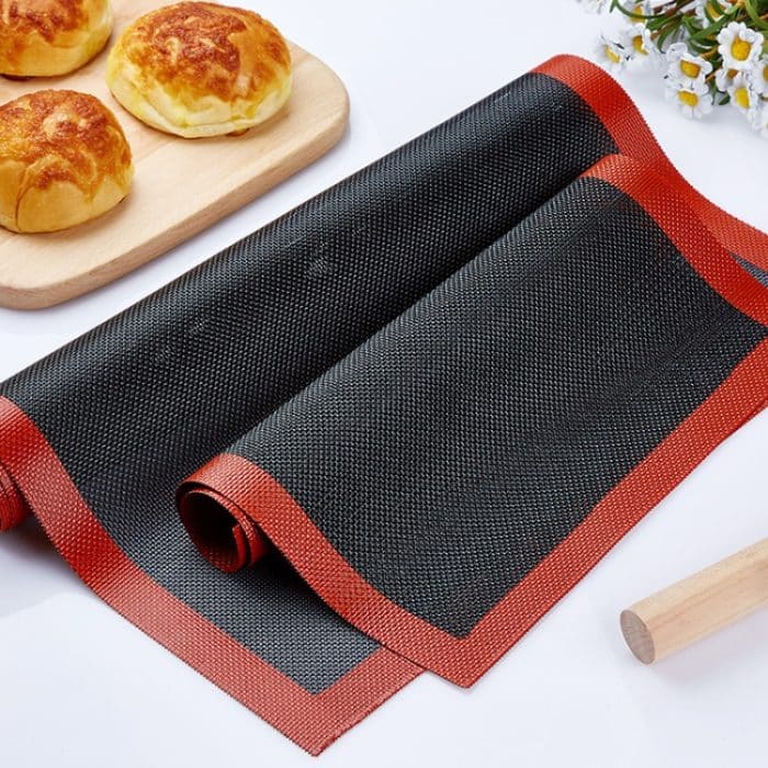 2 Stück PJ-060123 Hochtemperatur-atmungsaktive Silikon-Ofenbrot-Backmatte Lightning Puff Mat, 27.5 x 27.5cm, 30 x 40cm, 60 x 40cm – Bild 2