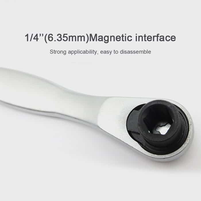 Tragbare Mini Single-Ended Torque Ratschenschlüssel Schlüssel Handreparaturwerkzeuge – Bild 3