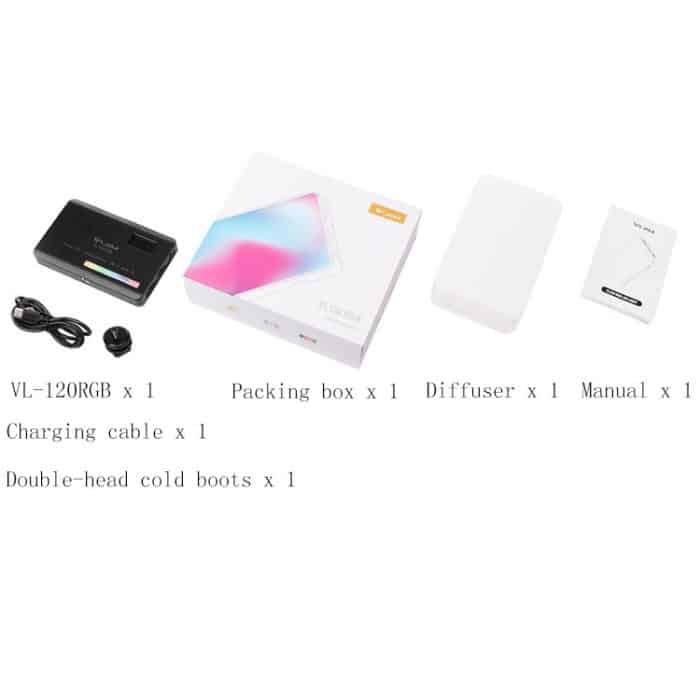 Ulanzi VL120 RGB Full Color RGB SLR-Kamera-Fotografie Live-Foto-Video kleines Licht – Bild 8