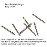 10 Stück M35 kobalthaltiger Spiralbohrer Schnellarbeitsstahl-Doppelkopf-Metall-Stahlplatten-Erweiterungslochbohrer, Double Head 3.0mm, Double Head 3.2mm, Double Head 3.5mm, Double Head 4.0mm, Double Head 4.2mm, Double Head 4.5mm, Double Head 5.0mm... – Bild 3