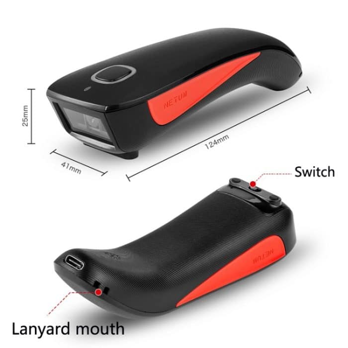 NETUM C750 Drahtloser Bluetooth-Scanner Tragbarer Barcode-Lager-Express-Barcodescanner, C750 Two-dimensional, C990 Two-dimensional, C740 One-dimensional – Bild 5