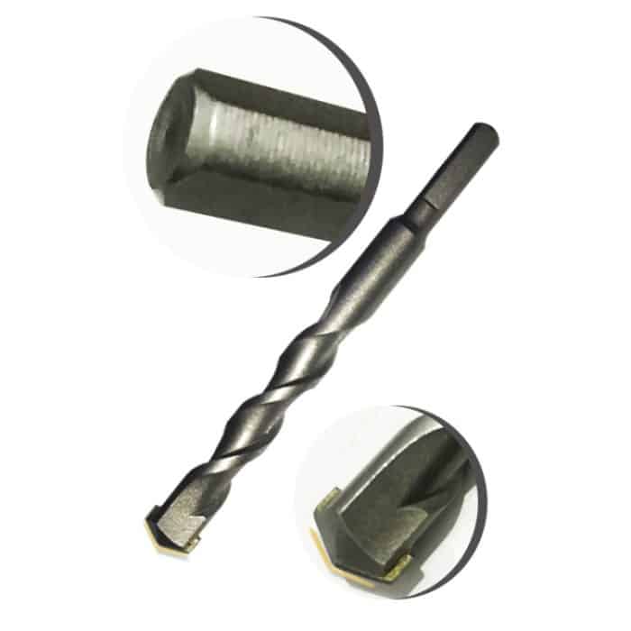 10 Stück Hand-Elektrobohrer, Stoßbohrer, Wandmischung, Boden, Zement, Wandbau-Bohrer, 3x66mm Round Handle, 4x76mm Round Handle, 5x84mm Triangle Handle, 6x100mm Triangle Handle, 8x114mm Triangle Handle, 10x110mm Triangle Handle, 10.5x110mm Triangle Hand... – Bild 2