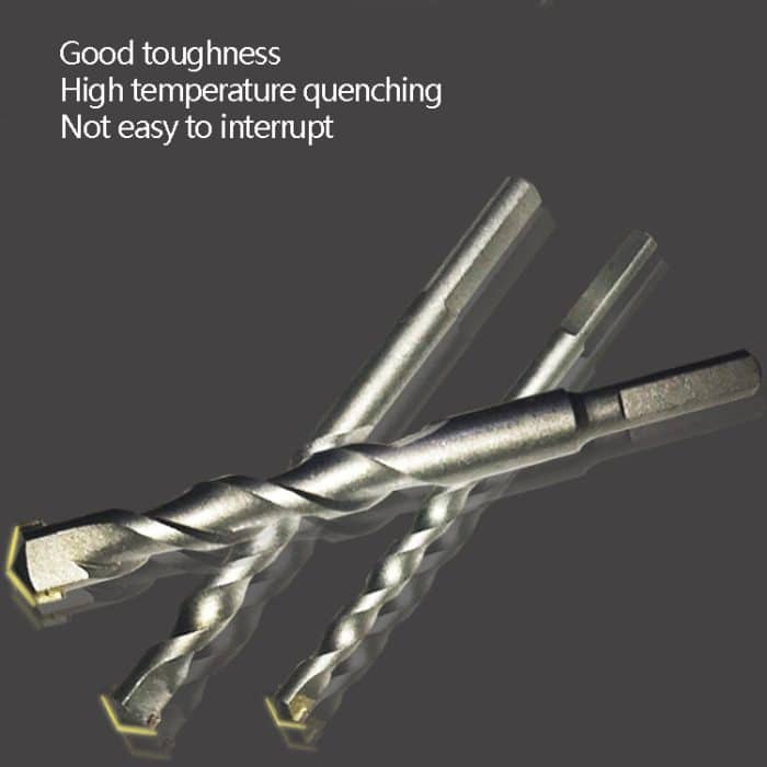 10 Stück Hand-Elektrobohrer, Stoßbohrer, Wandmischung, Boden, Zement, Wandbau-Bohrer, 3x66mm Round Handle, 4x76mm Round Handle, 5x84mm Triangle Handle, 6x100mm Triangle Handle, 8x114mm Triangle Handle, 10x110mm Triangle Handle, 10.5x110mm Triangle Hand... – Bild 4