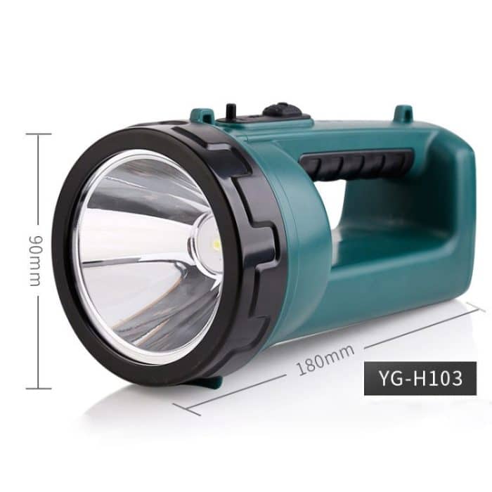 YAGE H103 Starkes Licht Long Shot LED-Suchscheinwerfer für den Außenbereich, wiederaufladbar, leistungsstarke Notfall-Taschenlampe – Bild 3