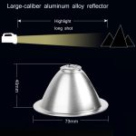 YAGE H103 Starkes Licht Long Shot LED-Suchscheinwerfer für den Außenbereich, wiederaufladbar, leistungsstarke Notfall-Taschenlampe – Bild 6