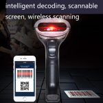 NETUM H3 Kabelloser Barcode-Scanner, Rotlicht-Supermarkt-Kassierer-Scanner mit Ladegerät, Spezifikation:, One-dimensional, Two-dimensional – Bild 2