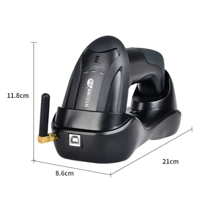 NETUM H3 Kabelloser Barcode-Scanner, Rotlicht-Supermarkt-Kassierer-Scanner mit Ladegerät, Spezifikation:, One-dimensional, Two-dimensional – Bild 4