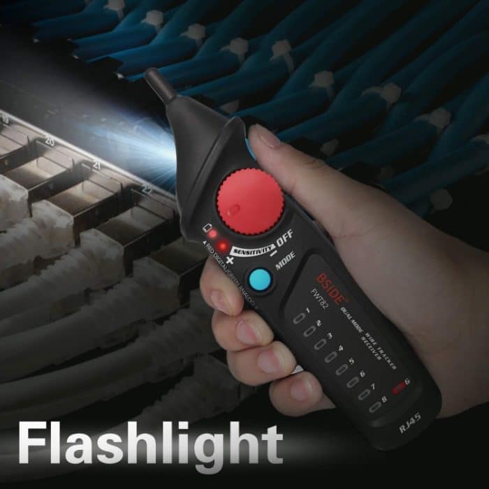 BSDE FWT82 Analoger und digitaler Dual-Modus Anti-Interferenz Intelligenter Zeilenfinder Netzwerkkabel-Tracker – Bild 5