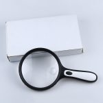 XT-4986E Handheld mit Lichtlupen 10 mal Acrylobjektiv Tragbarer Lupe – Bild 2