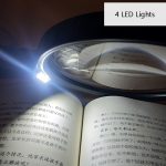 XT-4986E Handheld mit Lichtlupen 10 mal Acrylobjektiv Tragbarer Lupe – Bild 7