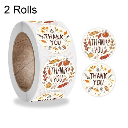 10 Rollen K-54 „Dankeschön“ Blumen-Geschenk-Dekorationsaufkleber-Etikett, 2.5cm, 3.8cm