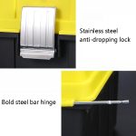 Hardware-Aufbewahrungsbox, handgefüllter Werkzeugkasten für Autoteile, tragbarer Elektriker-Reparatur-Werkzeugkasten, 17 inch Folding, 21 inch Folding – Bild 3