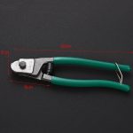 JTO Drahtseilschere Mini-Entladeklemmen Kunststoffgriff Stahldrahtschneider, 8inch – Bild 3