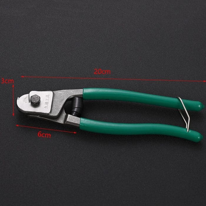 JTO Drahtseilschere Mini-Entladeklemmen Kunststoffgriff Stahldrahtschneider, 8inch – Bild 3