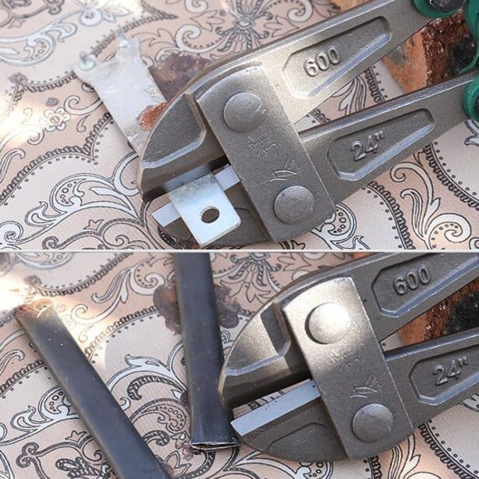 T8-Manganstahl-Bolzenschneider, manuell, robust, für Stahldrahtverstärkung, rutschfest und arbeitssparend, 12 inch, 14 inch, 18 inch, 24 inch, 30 inch, 36 inch – Bild 7