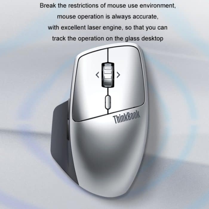 Lenovo ThinkBook Bluetooth Wireless Dual Mode Interactive Design Mouse, Dual Mode Mice – Bild 5