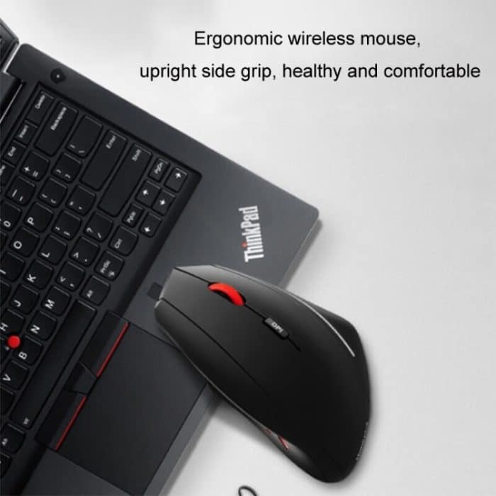 Lenovo Thinkbook Wireless Mouse Ergonomisches Design Mäuse mit seitlichem Griff – Bild 6
