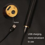 Hohler T-förmiger Stahlkopf-Haarschneider, USB-Aufladung, elektrischer Haarschneider zum Schnitzen, Steel Head (Black), Steel Head (Gold), Steel Head (Silver), Steel Head (Rose Gold), Steel Head (Gradient) – Bild 4