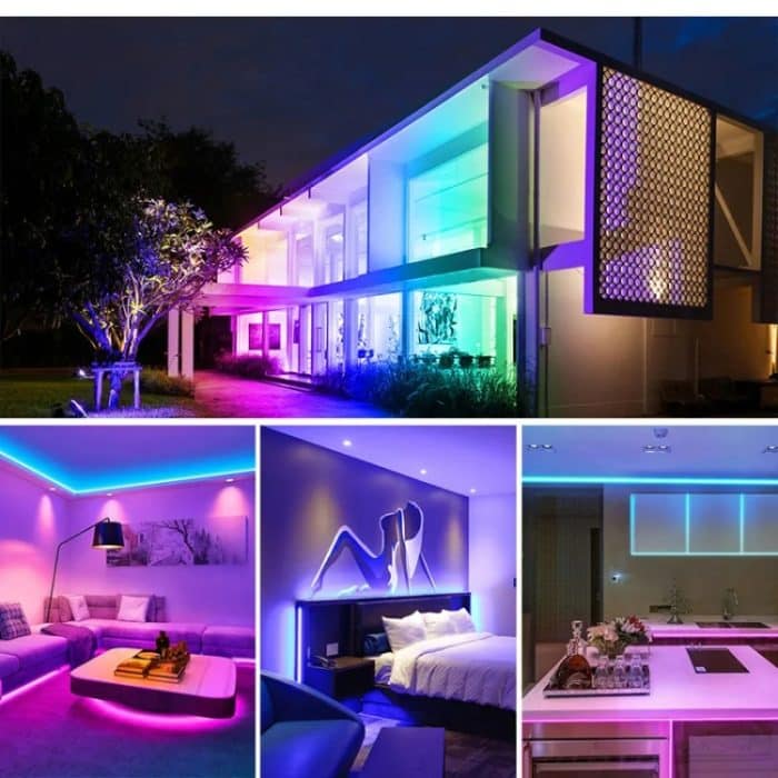 1 m 24 V 320 Perlen 12 W 8 mm breiter COB selbstklebender dekorativer LED-Lichtstreifen, Purple, Yellow, Green, Blue, Ice Blue, Red – Bild 11