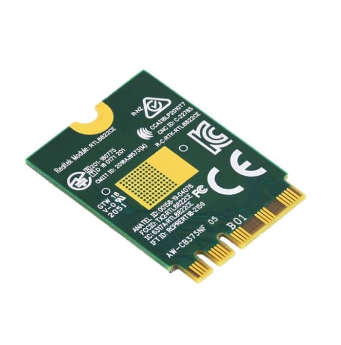 Waveshare 24780 AW-CB375NF 2,4 G/5 GHz Dual-Band WiFi 5 Wireless NIC, RTL8822CE-CG Core, unterstützt BLE – Bild 2