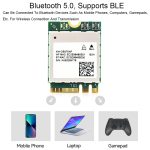 Waveshare 24780 AW-CB375NF 2,4 G/5 GHz Dual-Band WiFi 5 Wireless NIC, RTL8822CE-CG Core, unterstützt BLE – Bild 7