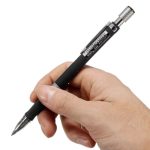 5 Stück Baile 2,0 mm Prüfung Push-out Zeichnen Zeichnen Schreiben Aktivität Automatischer 2B Bleistift, Blue, Black, Silver – Bild 6