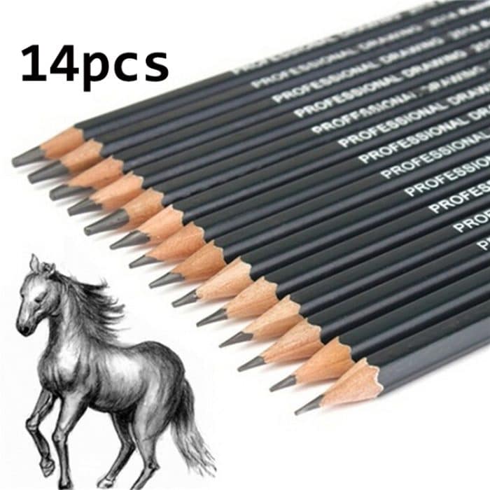 Graphite Sketching Pencils Set zum Zeichnen – Bild 6