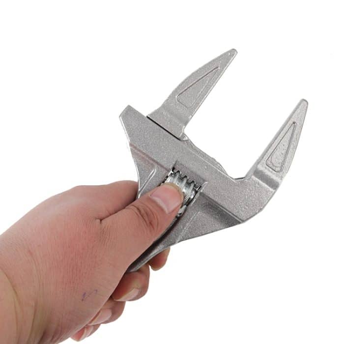 2 Stück Aluminium verstellbare Badezimmerschlüssel mit großer Öffnung Hardware-Werkzeuge, No Package Ordinary Version – Bild 7