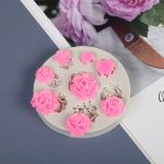 3 Stück Blumenform zum Selbermachen, Kristalltropfen-Silikonform, Small Flower, Small Daisy – Bild 4