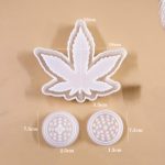 DIY Kristall Epoxy Form Ahornblatt Aschenbecher Zahn Schleifen Zigarette Schleifen Kombination Silikon Form, Maple Leaf  Shape – Bild 2