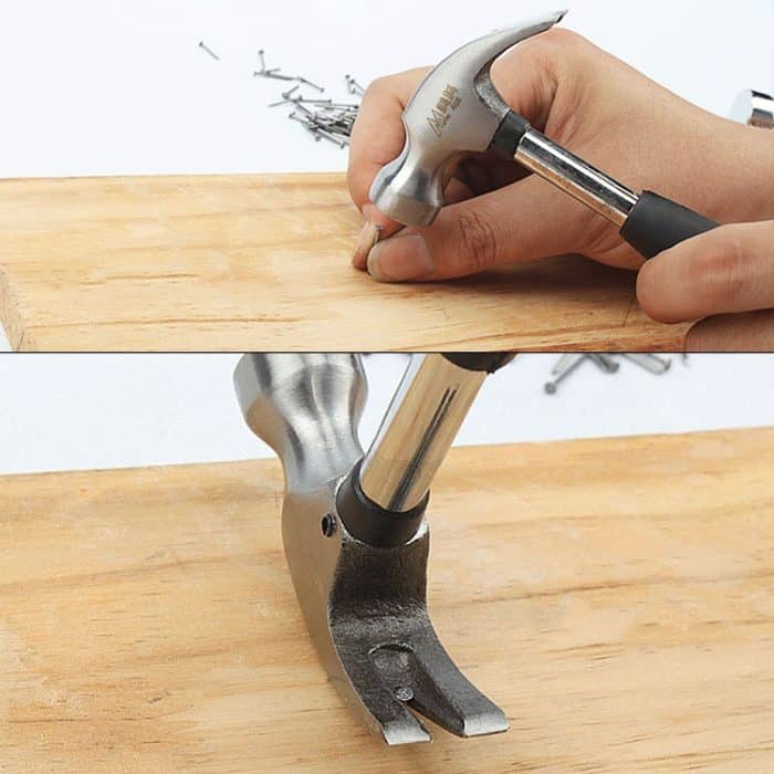 2 Stück MYTEC Mini-Multifunktionshammer Hardware Tools Home Escape Klauenhammer, Stil:, Electroplated Version, Polished  Version, Mini  Version – Bild 6