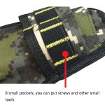 900D Oxford Cloth Kit Hüfttasche Elektriker Aufbewahrungstasche, Black Yellow Line + Belt, Black Red Line + Belt, Black Yellow Line, Black Red Line – Bild 6