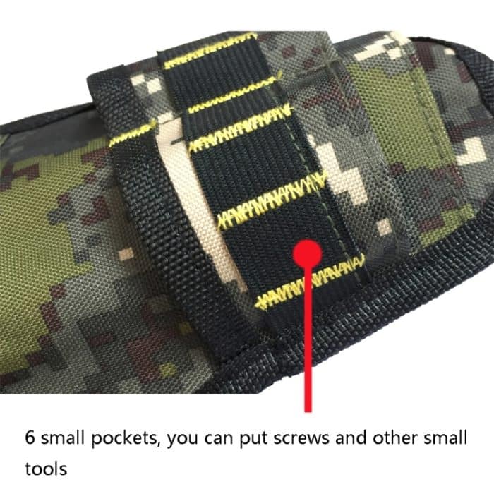 900D Oxford Cloth Kit Hüfttasche Elektriker Aufbewahrungstasche, Black Yellow Line + Belt, Black Red Line + Belt, Black Yellow Line, Black Red Line – Bild 6