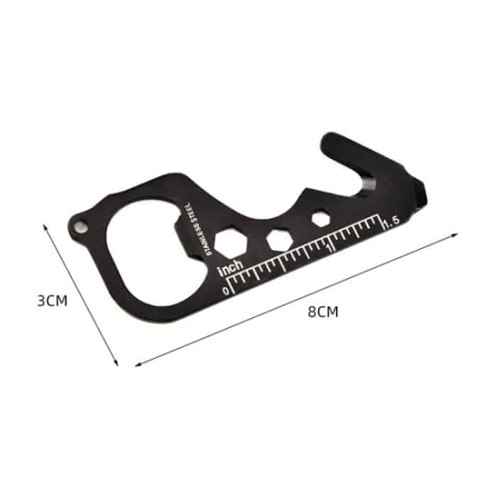 Multifunktionaler Kartentyp-Werkzeugkarten-Flaschenöffner, Schraubendreher, Schlüsselanhänger, tragbarer Dosenöffner – Bild 2