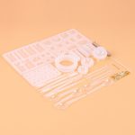 128-teiliges Kristall-Tropfform-Werkzeugset, Ornament-Anhänger-Silikonform-Set, Pendant Shape – Bild 4