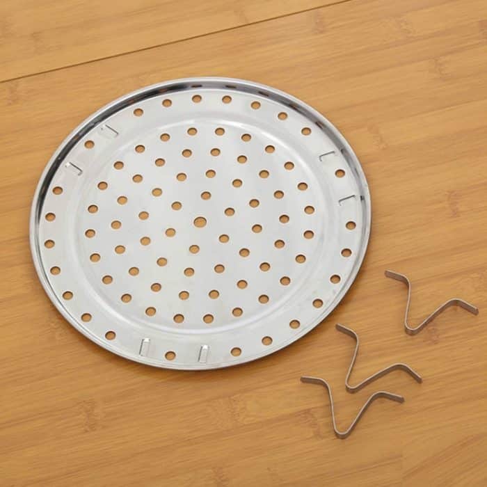 2 Stück multifunktionaler Dampfbrötchenständer aus Edelstahl mit drei Beinen, 20cm, 22cm, 24cm – Bild 4